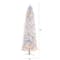9ft. Pre-Lit Slim White Artificial Christmas Tree, Warm White LED Lights